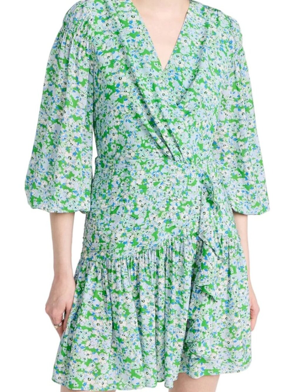 Shoshanna Nicola Floral Ruffle Dress | Size 12 | NWT
